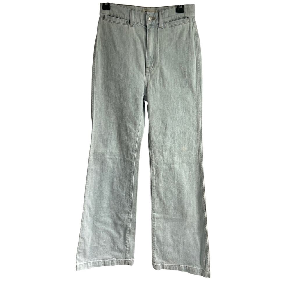 Madewell Women’s Size 26 Acid Washed Light 11” High Rise Flare‎ Jeans